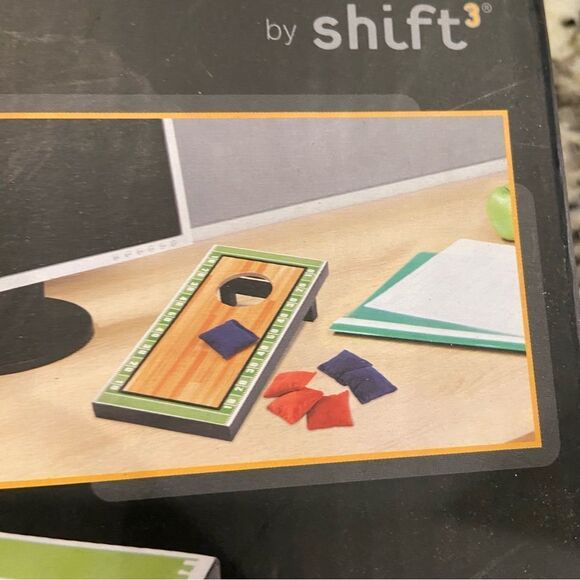 2 Boxes - Brand New 2 Mini Beanbag Cornhole Desktop Boards Full Set - Picture 6 of 6